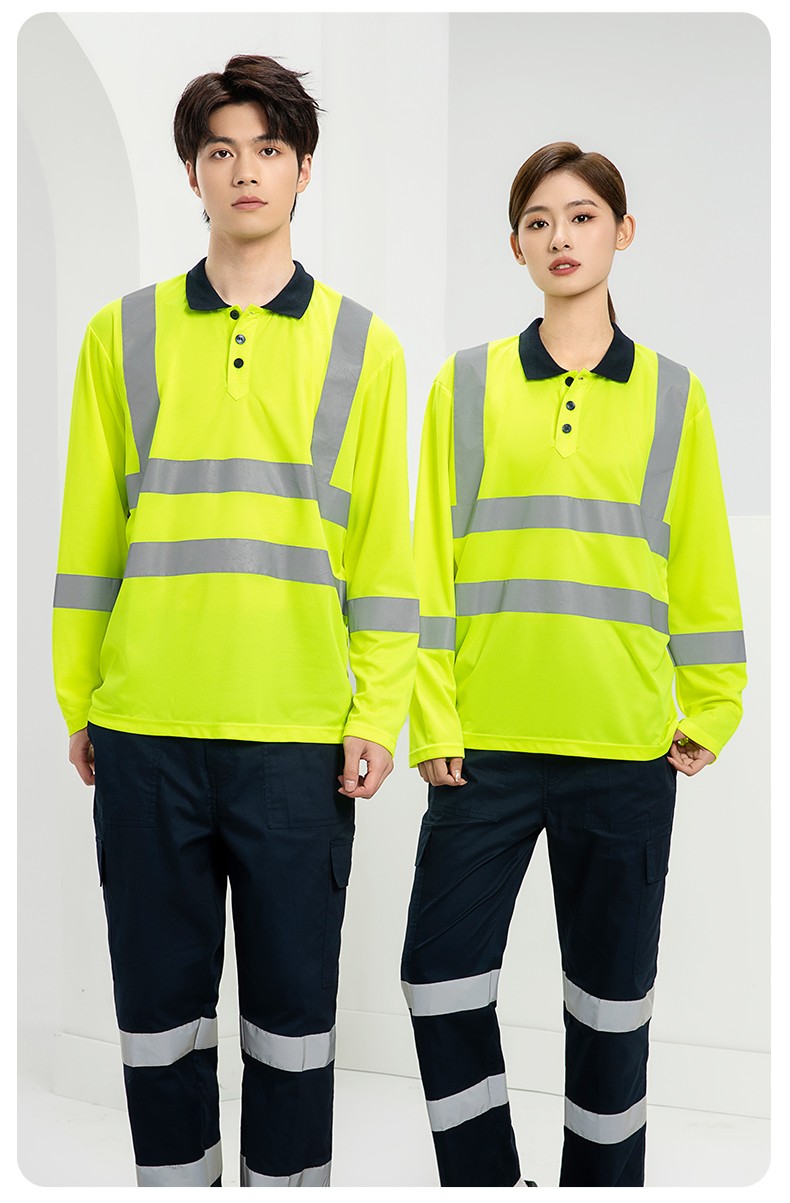 SG2120D 夏季速干工作服加油站汽修POLO文化衫拼色薄款透气印LOGO工装(图15)