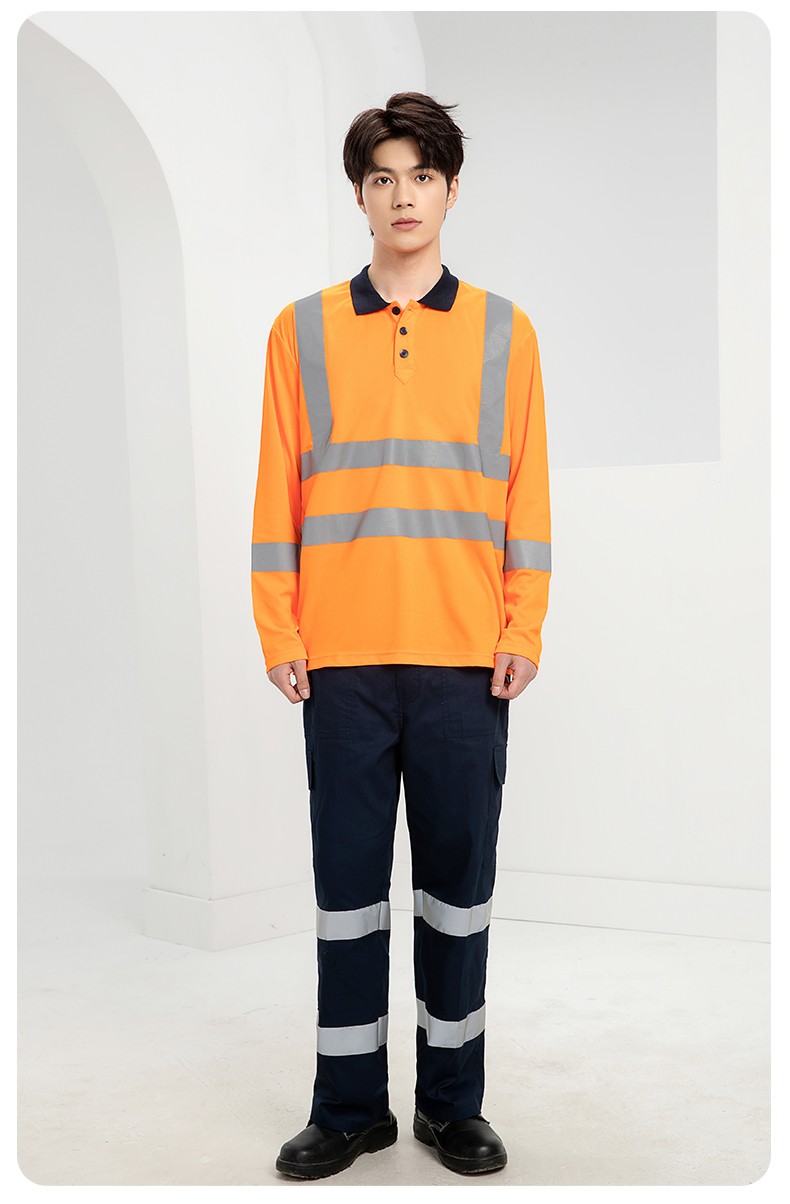 SG2120D 夏季速干工作服加油站汽修POLO文化衫拼色薄款透气印LOGO工装(图22)