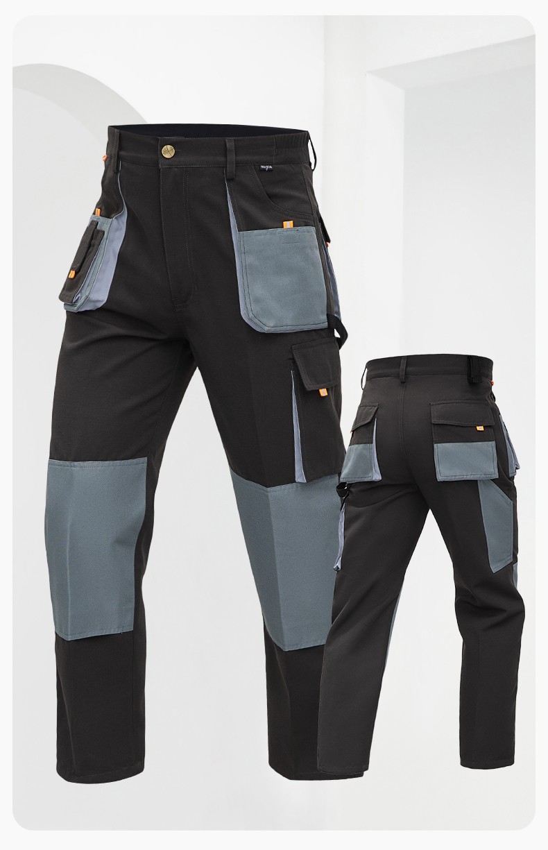 WF288 跨境劳保工装裤男耐磨多口袋大兜多兜工作裤汽修电工外贸出口裤子(图12)
