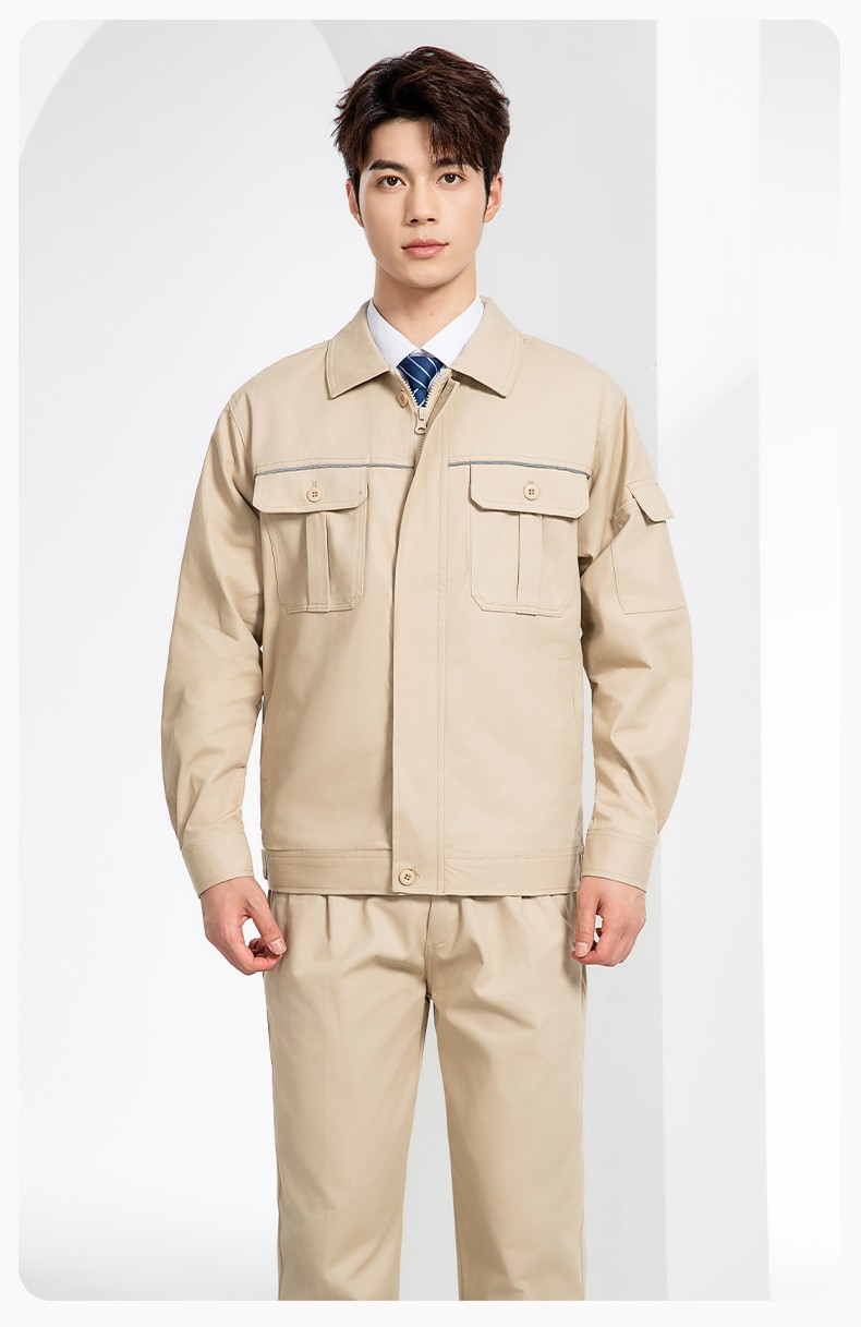 RD-608JS 秋冬电网纯棉工作服套装定制男电焊电工劳保电力服耐磨加厚印绣字(图14)