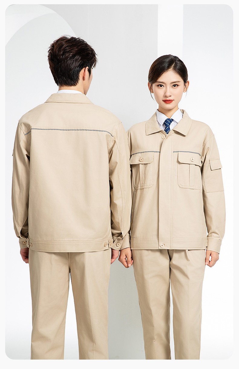 RD-608JS 秋冬电网纯棉工作服套装定制男电焊电工劳保电力服耐磨加厚印绣字(图15)