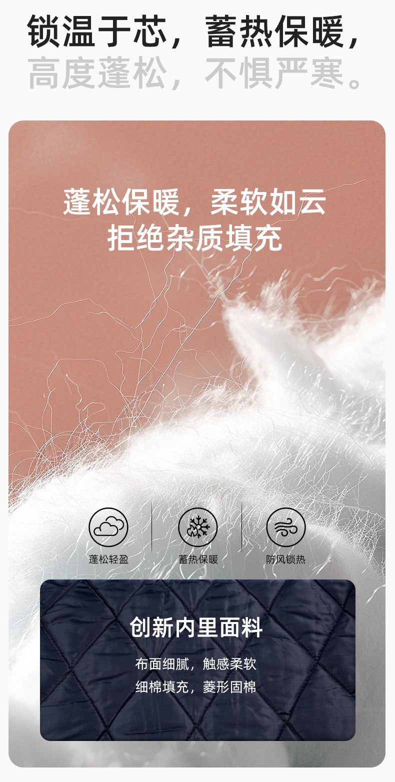 QMMF8868 冬季工作服棉衣定制中长加绒加厚防寒保暖海油工程汽修厂劳保服(图4)