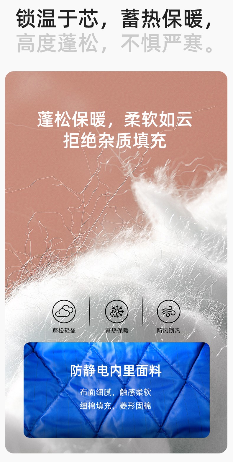 QMMF20101 冬季工作服棉服定制纯棉耐磨加厚保暖物业工程劳保服反光棉袄印字(图4)