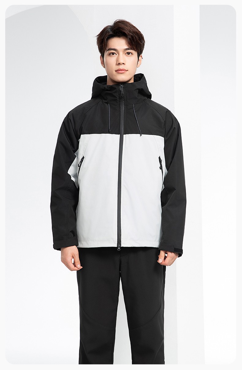 SL-9077 冬季可拆卸冲锋衣工作服防风防水保暖工装企业学校工厂团体服定制(图18)