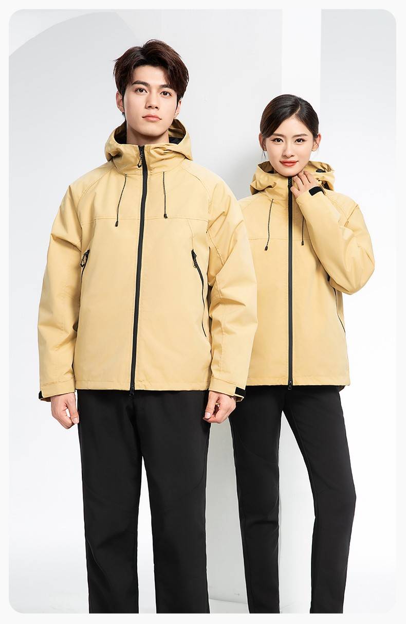 SL-9077 冬季可拆卸冲锋衣工作服防风防水保暖工装企业学校工厂团体服定制(图21)
