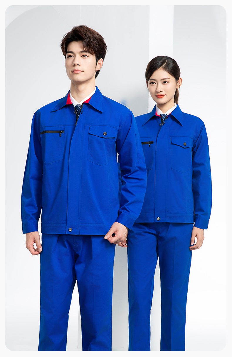 DM8051 长袖秋冬加厚工作服定制印字男耐磨外套加厚冬季带里衬劳保服上衣(图13)