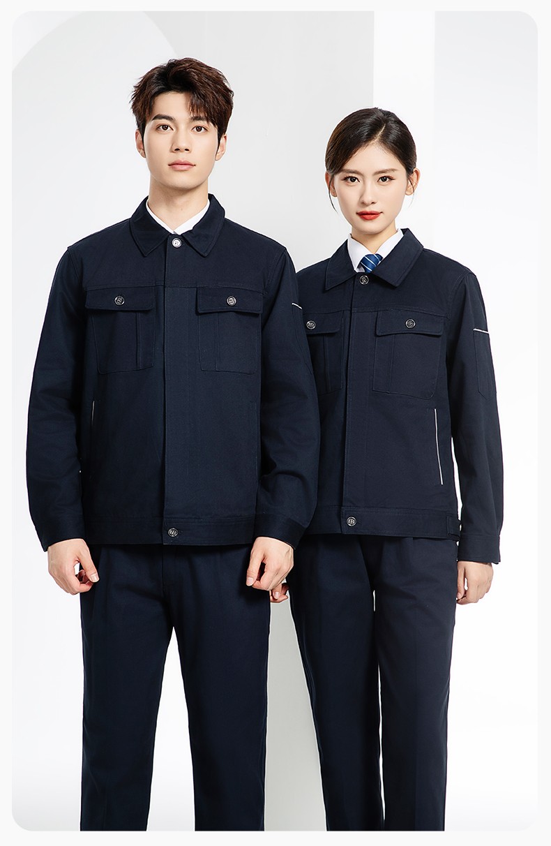 RD-8506 春秋纯棉双层带网布耐磨透气电焊工地干活工装定制(图13)