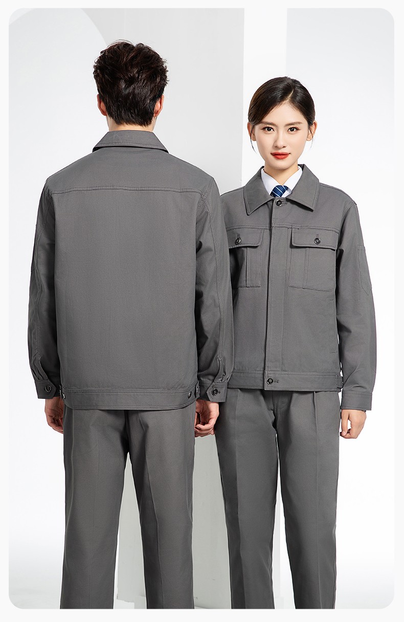 RD-8506 春秋纯棉双层带网布耐磨透气电焊工地干活工装定制(图16)