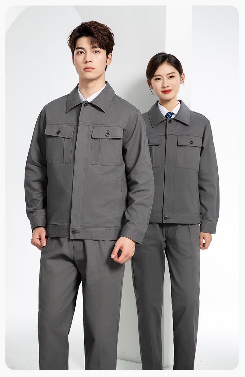 RD-8506 春秋纯棉双层带网布耐磨透气电焊工地干活工装定制(图15)