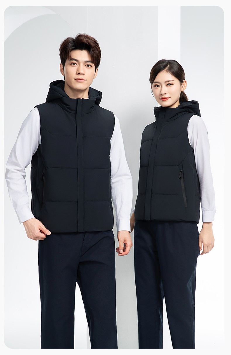 RH-8001 羽绒马甲工作服加厚保暖秋冬工装车间企业团体工装马夹定制劳保服(图16)