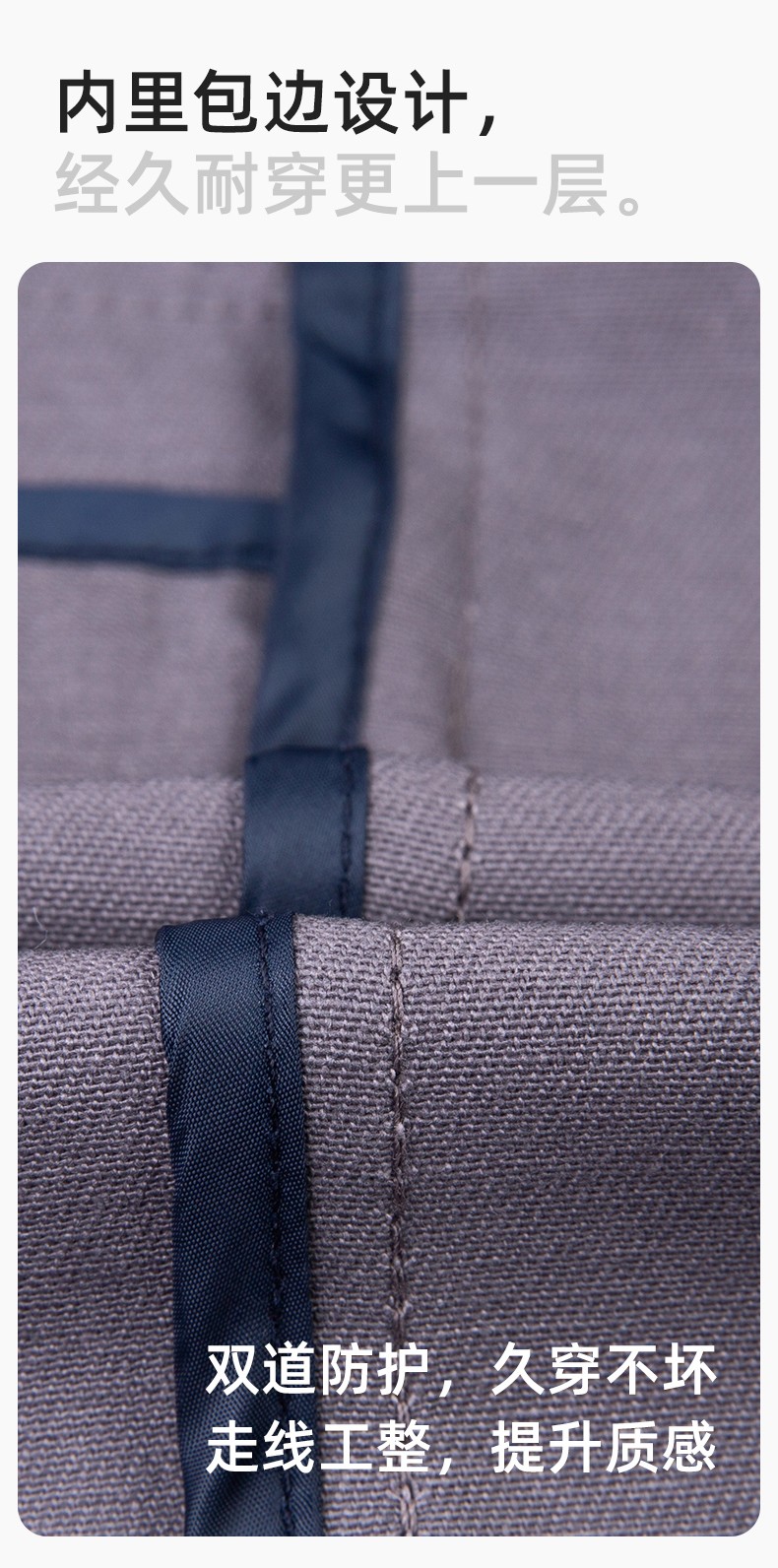 YJ-8901 冬季纯棉工作服棉服定制加厚保暖上衣外套电焊工厂劳保服棉袄印字(图11)