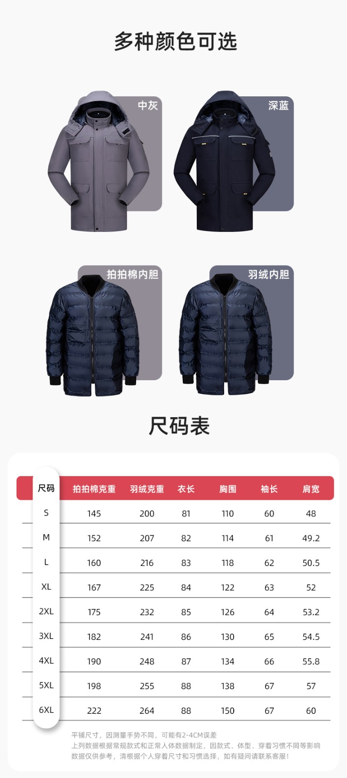 YJ-8902 冬季工作服男女印logo加厚保暖纯棉劳保服棉袄车间工厂服定制棉衣(图15)