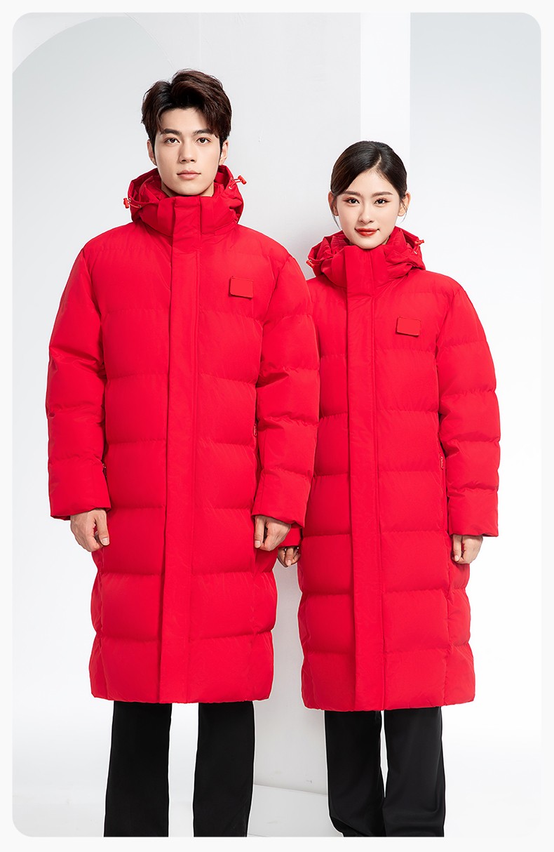 YJ-8903 冬季一体长款棉服加厚保暖学生防寒服定制(图13)