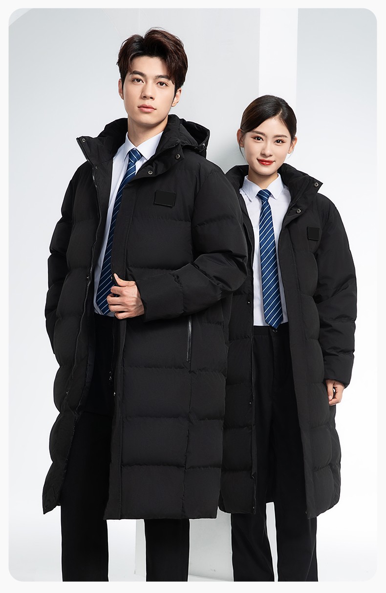 YJ-8903 冬季一体长款棉服加厚保暖学生防寒服定制(图14)