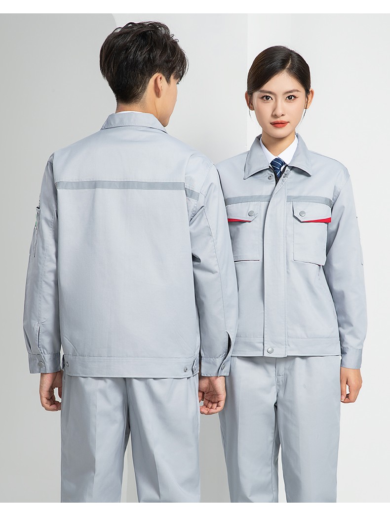 LW-8683FS 双层防静电工作服套装男反光工厂电工劳保石油石化加油站工装定制(图20)