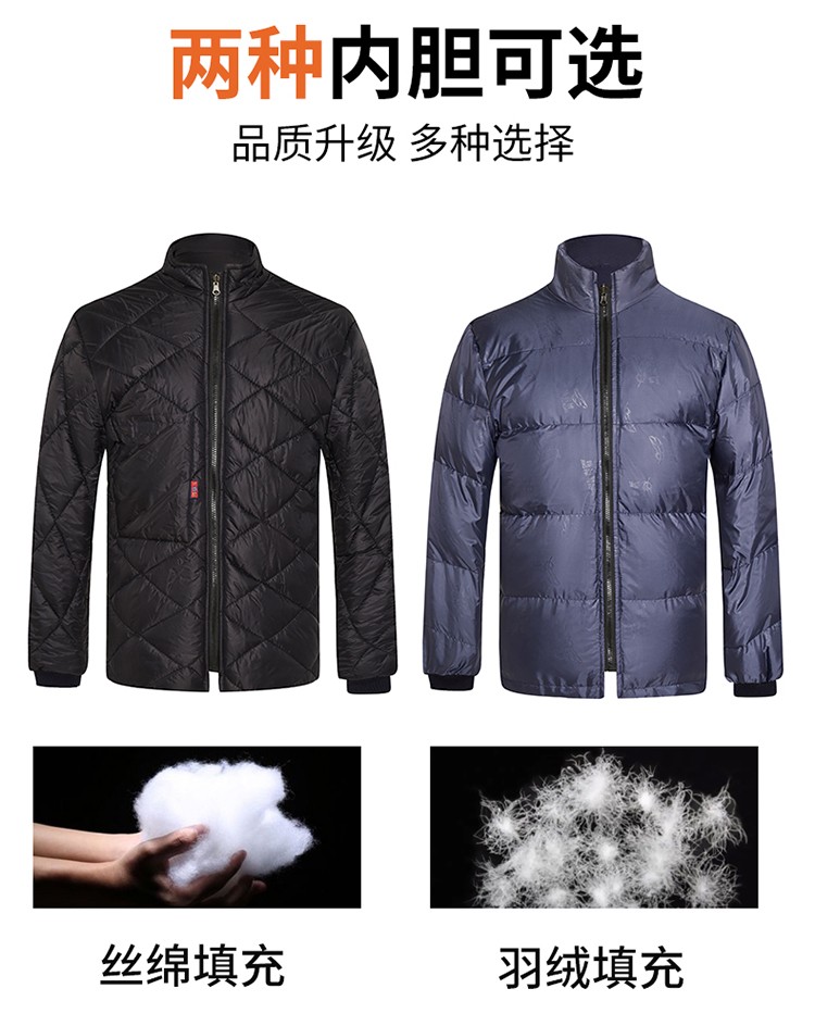 LW-8826 冬季可拆卸工作服棉袄工厂车间员工劳保服加绒加厚棉服工装定制(图7)