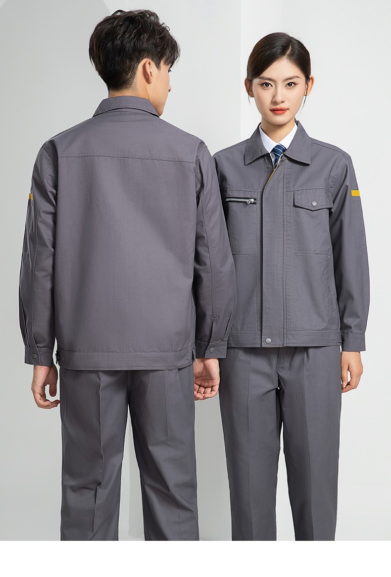 LW-8069 新款春秋工作服套装定制厂服工衣车间劳保服工程服电工服印制logo(图24)