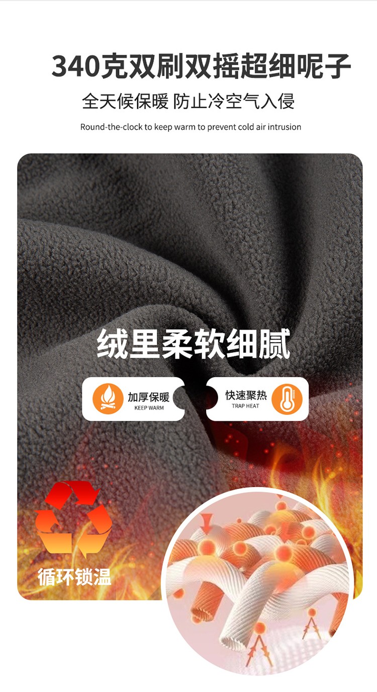 YJ-9809 秋冬季户外三合一冲锋衣工作服工作服可拆卸防水防风印字logo工作(图8)