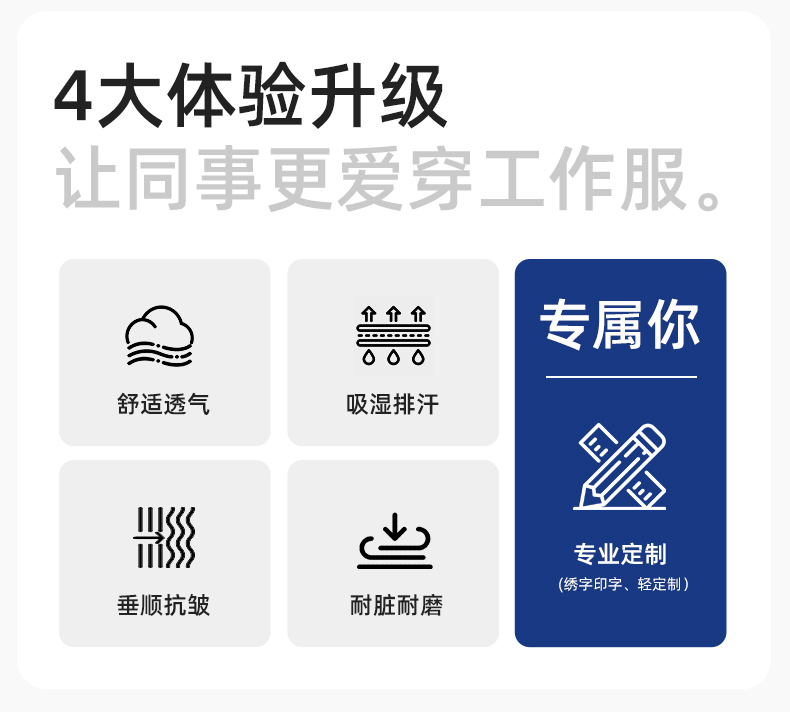 LJ-1806-2 春秋双层工作服套装定制男加厚工厂工装工人车间反光条劳保服外套(图2)