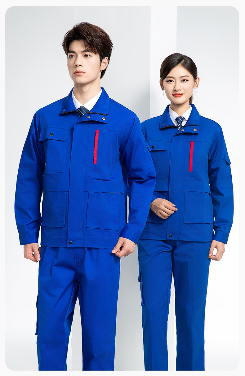 DM8050 春秋CVC工作服套装男耐磨长袖上衣工装工厂服车间汽修劳保服批发(图18)