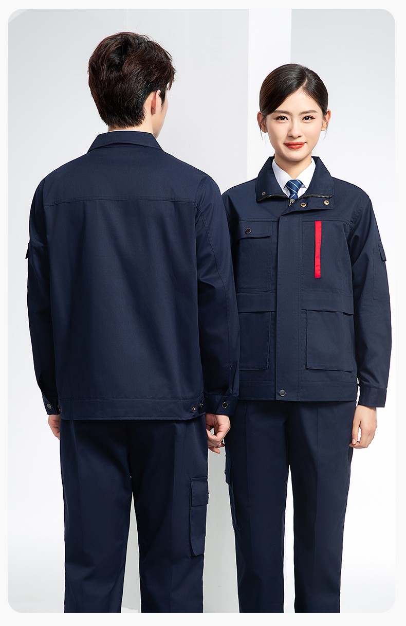 DM8050 春秋CVC工作服套装男耐磨长袖上衣工装工厂服车间汽修劳保服批发(图20)