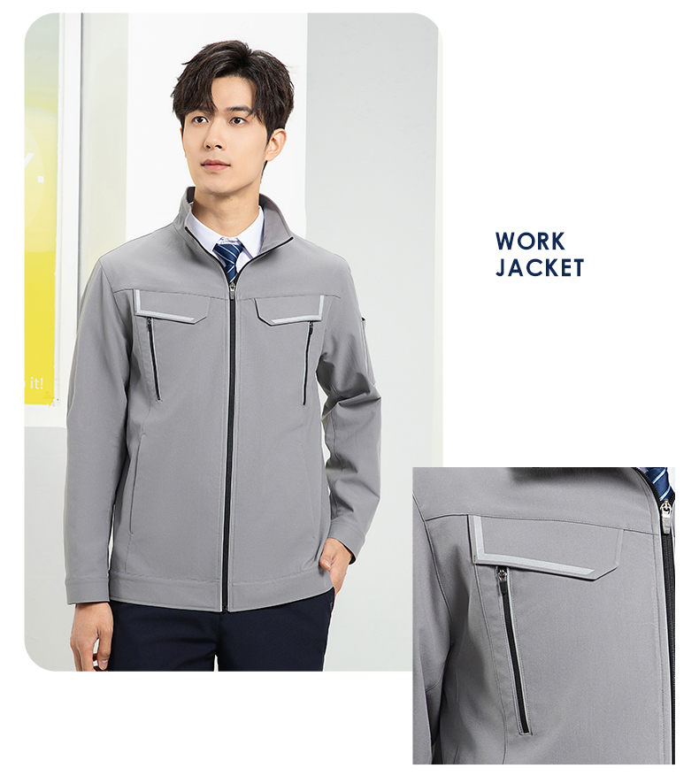 YJ-SK006 高端工作服套装定制秋冬季工服电力工厂厂服工装耐磨劳保工程服(图16)