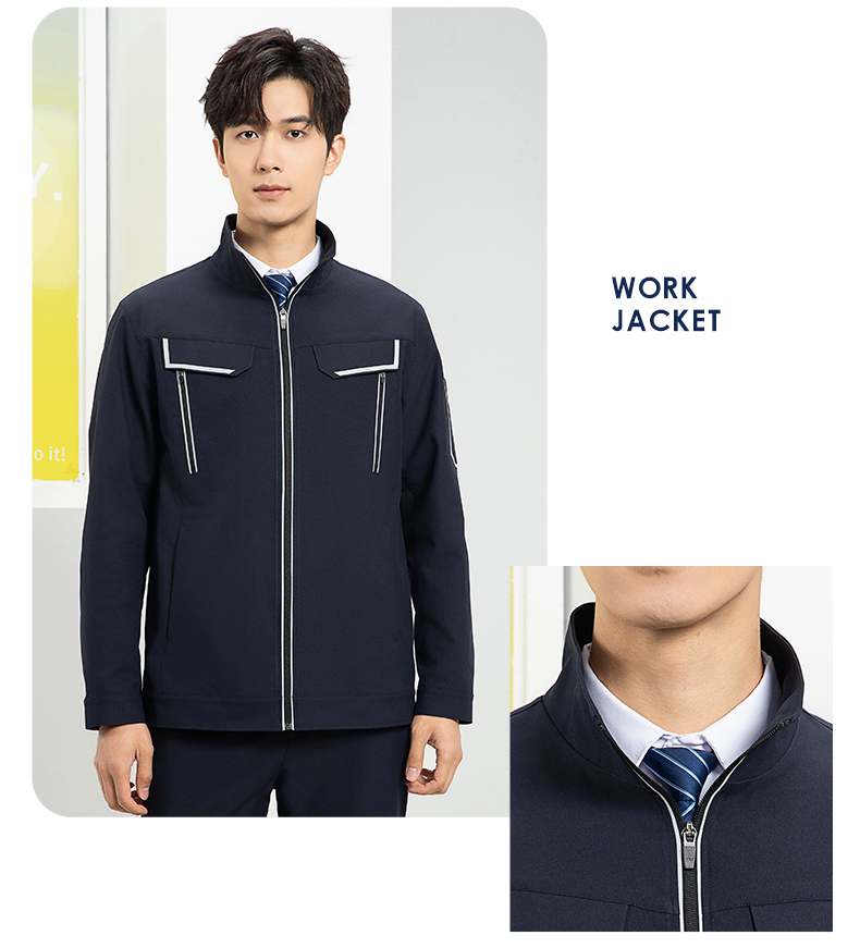 YJ-SK006 高端工作服套装定制秋冬季工服电力工厂厂服工装耐磨劳保工程服(图19)