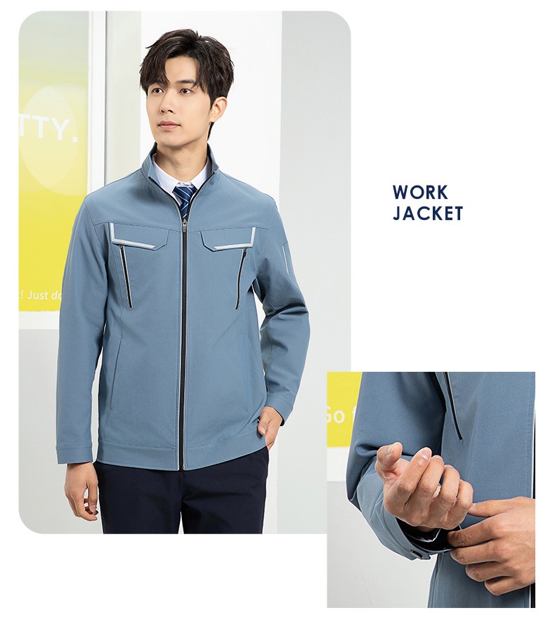 YJ-SK006 高端工作服套装定制秋冬季工服电力工厂厂服工装耐磨劳保工程服(图22)