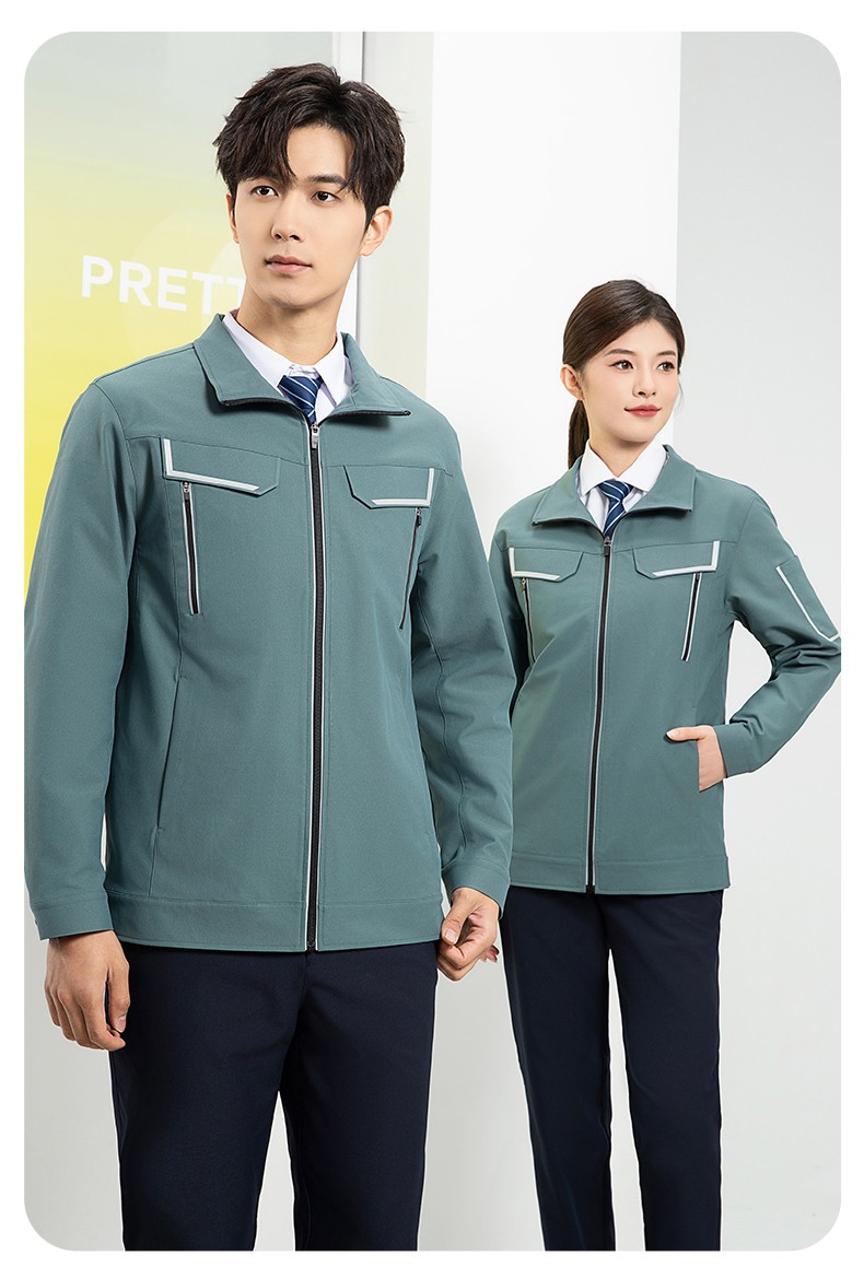 YJ-SK006 高端工作服套装定制秋冬季工服电力工厂厂服工装耐磨劳保工程服(图27)