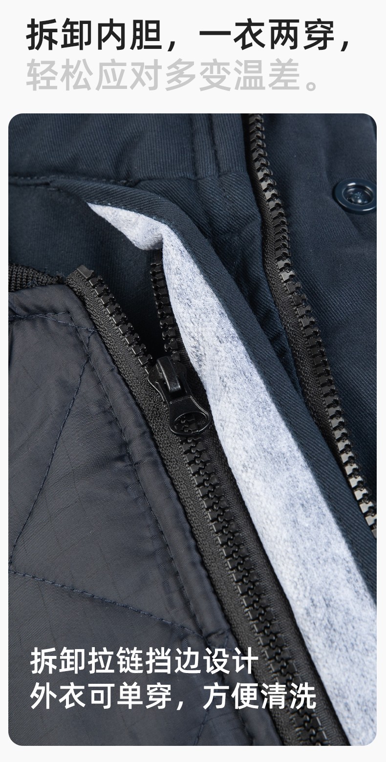 RD-8605 冬季工作服棉服定制国网电力电网棉衣劳保服工装耐磨外套棉袄棉衣(图5)